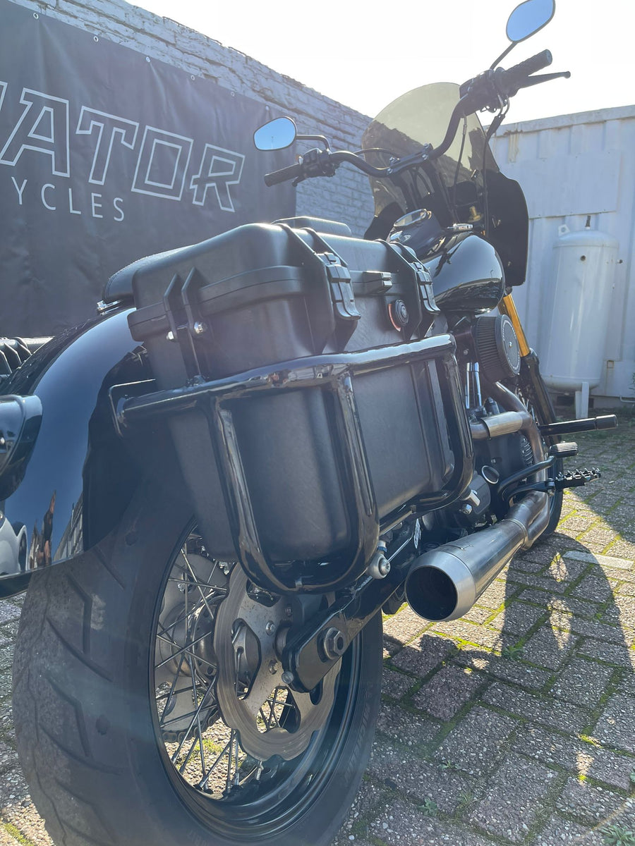 Motorcycle Pelican Case Saddlebags Dyna Pelican Case Saddlebags