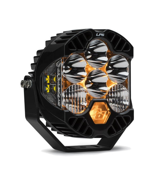 Baja Designs LP6 Pro LED Light – 8600 Lumens, 5000K, Driving/Combo, Made In USA (270003)